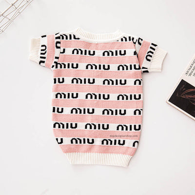 Pink Dog Cardigan Dope Sweater