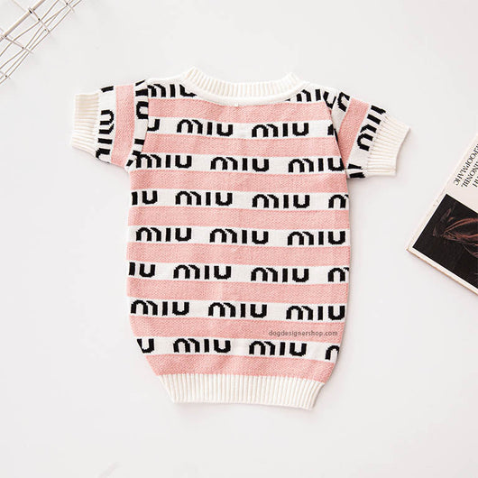 Pink Dog Cardigan Dope Sweater