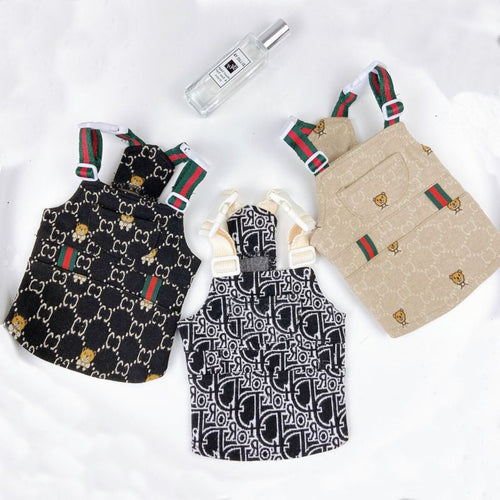 GG Teddy Monogram Overall Unseen Dress