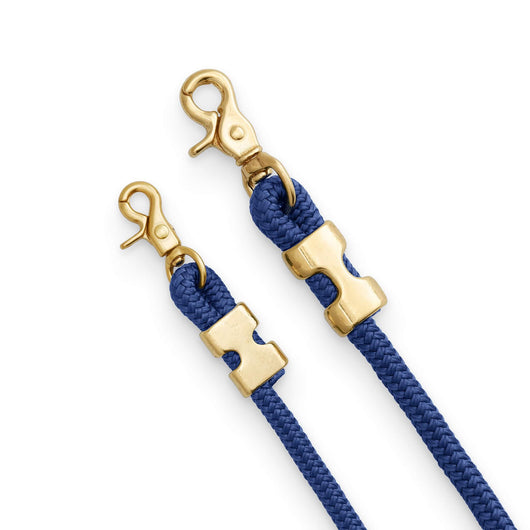 Ocean Blue Nylon Rope Dog Leash