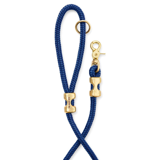 Ocean Blue Nylon Rope Dog Leash