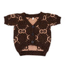 Luxury Coffee Puppy Fire Sweater