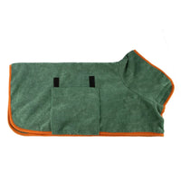 LV Dog Quick Dry Retro Bathrobe