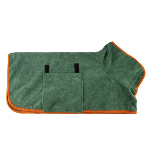 LV Dog Quick Dry Retro Bathrobe