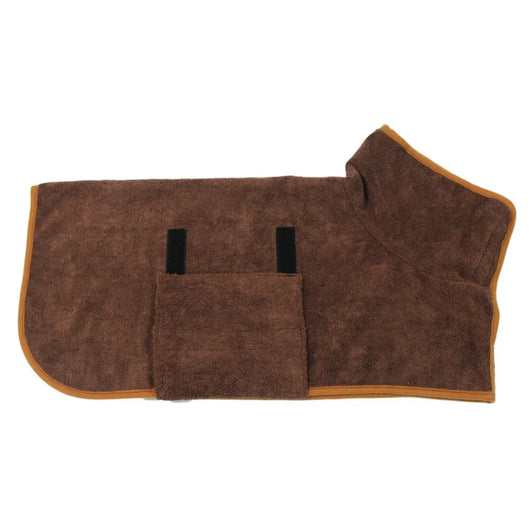 LV Dog Quick Dry Retro Bathrobe