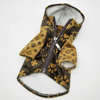 Pets Brown Trendy Tactile Coat