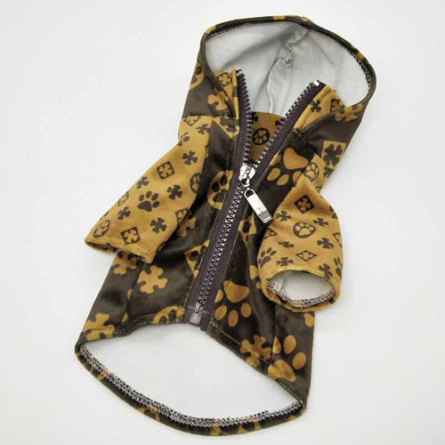 Pets Brown Trendy Tactile Coat