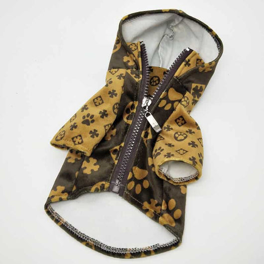 Pets Brown Trendy Tactile Coat