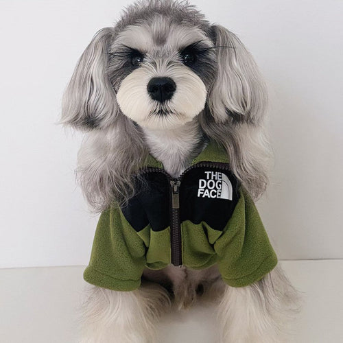Green Dog Face Peppy  Jacket