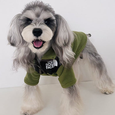Green Dog Face Peppy  Jacket