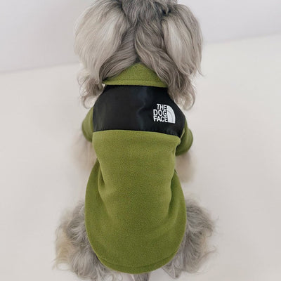 Green Dog Face Peppy  Jacket
