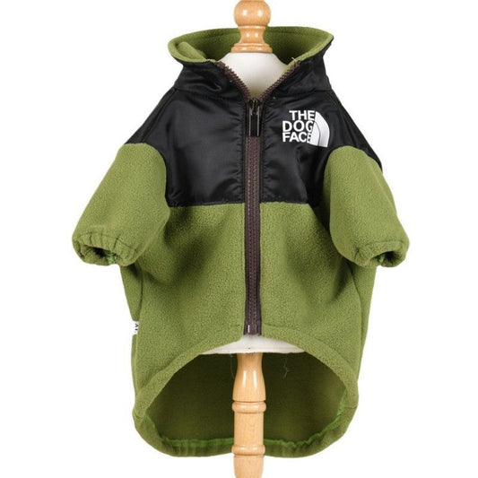 Green Dog Face Peppy  Jacket