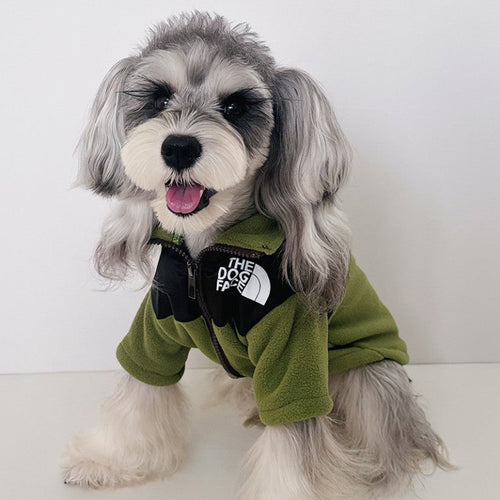 Green Dog Face Peppy  Jacket