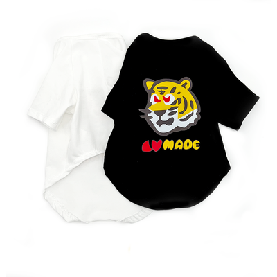 Tiger Print Summer Classic Doggo Lo-fi Shirt